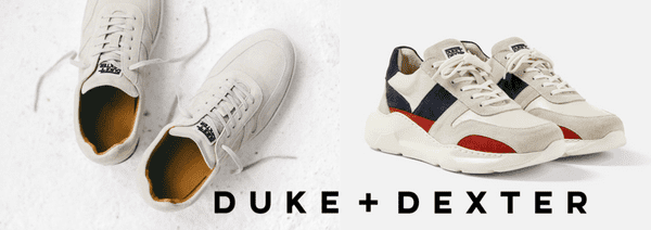 duke and dexter sneakers, handmade in england