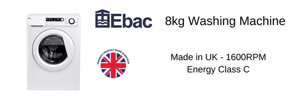 ebac 8kg washing machine white made in uk, British Competition