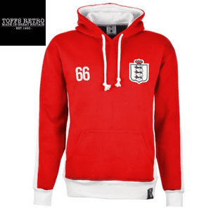 red england 66 world cup hoodie, made in great britain, toffs retro,