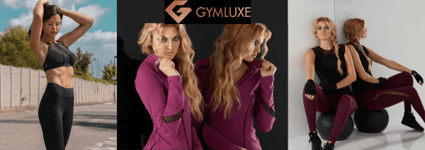 gymluxe gymwear, women wearing gymluxe british made activewear, made in UK gymwear, Made in uk activewear