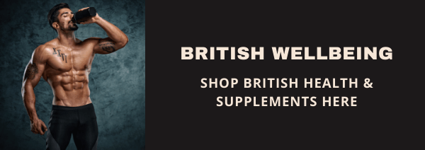 ripped fit muscle male drinking sports supplement, british made supplements, british health and well being