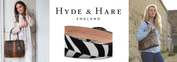 hyde and hare made in england cow hyde bags and belts, made in great Briatin, Made in UK