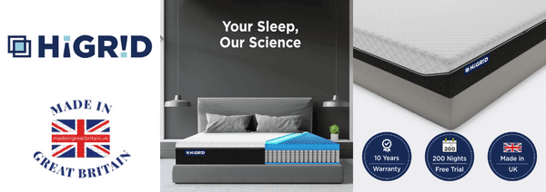 higrid mattress, your sleep our science