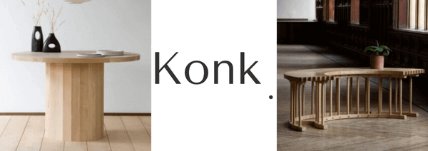 Konk Handmade furniture, Konk Oak Table, British made furniture.
