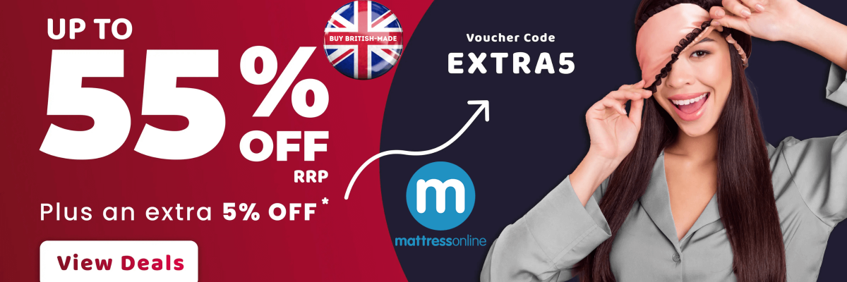 mattress online sale and discount deals on British-made.