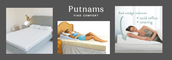 putnams orthopaedic pillows and mattresses and mattress toppers