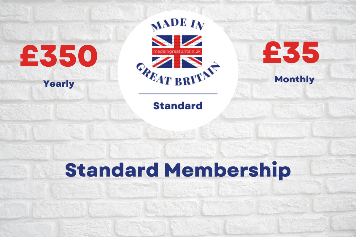 Standard membership made in great britain