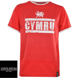 cymru red t shirt,