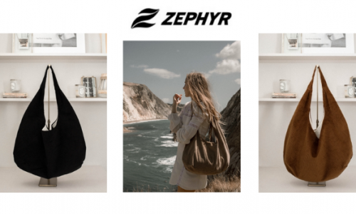 zephyr ethically made vegan bags and handbags in black and brown made in London UK